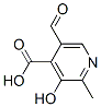 5-甲酰基-3-羟基-2-甲基异烟酸,7442-76-4,结构式