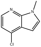 4-氯-1-甲基-1H-吡咯并[2,3-B]吡啶,74420-05-6,结构式