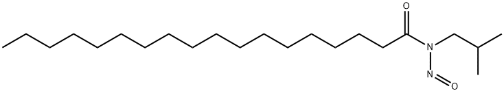 N-Isobutyl-N-nitrosooctadecanamide Structure