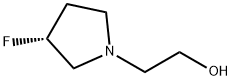 (R)-2-(3-氟吡咯烷-1-基)乙-1-醇 结构式