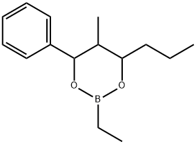 2-Ethyl-5-methyl-6-phenyl-4-propyl-1,3,2-dioxaborinane,74421-13-9,结构式