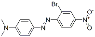 4-[(2-ブロモ-4-ニトロフェニル)アゾ]-N,N-ジメチルベンゼンアミン 化学構造式