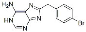 [(4-Bromophenyl)methyl]-1H-purin-6-amine,74421-50-4,结构式