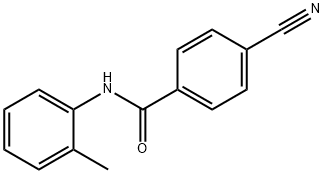 4-cyano-N-(2-methylphenyl)benzamide Structure