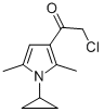 Ethanone, 2-chloro-1-(1-cyclopropyl-2,5-dimethyl-1H-pyrrol-3-yl)- (9CI)|2-氯-1-(1-环丙基-2,5-二甲基-1H-吡咯-3-基)乙烷-1-酮