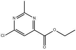 4-嘧啶甲酸, 6-氯-2-甲基-, 乙酯, 744253-37-0, 结构式