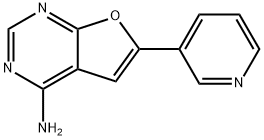 6-(PYRIDIN-3-YL)FURO[2,3-D]PYRIMIDIN-4-AMINE 结构式