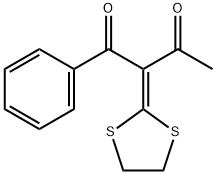 2-(1,3-dithiolan-2-ylidene)-1-phenyl-1,3-butanedione 结构式