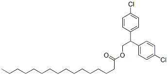 2,2-bis(4-chlorophenyl)ethanol-palmitic acid,74440-50-9,结构式