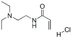 N-[2-(ジエチルアミノ)エチル]-2-プロペンアミド・塩酸塩 化学構造式