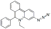 3-Azido-5-ethyl-6-phenylphenanthridinium 结构式