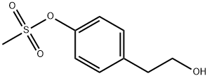 4-(2-Hydroxyethyl)phenyl Methanesulfonate Structure
