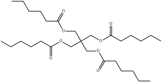 二己酸-2,2-二[[(己酰基)氧]甲基]-1,3-二丙酯, 7445-47-8, 结构式