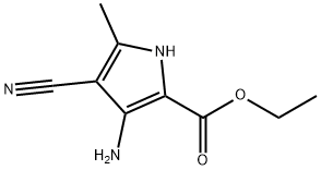 ETHYL 3-AMINO-4-CYANO-5-METHYL-1H-PYRROLE-2-CARBOXYLATE, 74455-30-4, 结构式