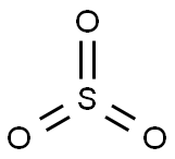 Sulfur trioxide Struktur