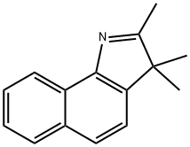 2,3,3-トリメチル-3H-ベンゾ[G]インドール 化学構造式