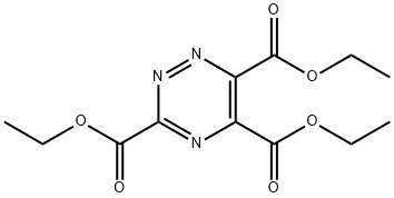 Triethyl-1,2,4-triazine-3,5,6-tricarboxylate Structure