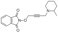 1H-Isoindole-1,3(2H)-dione, 2-((4-(2-methyl-1-piperidinyl)-2-butynyl)o xy)-|