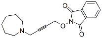 2-[4-(azepan-1-yl)but-2-ynoxy]isoindole-1,3-dione 化学構造式