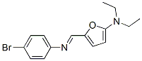 2-Furanamine,  5-[[(4-bromophenyl)imino]methyl]-N,N-diethyl-|
