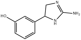 Phenol,  3-(2-amino-4,5-dihydro-1H-imidazol-4-yl)-  (9CI) Structure