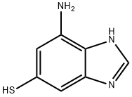 1H-Benzimidazole-5-thiol,  7-amino- Structure