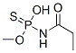 Phosphoramidothioic  acid,  (1-oxopropyl)-,  O-methyl  ester  (9CI) Struktur