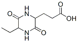 2-Piperazinepropanoic acid, 5-ethyl-3,6-dioxo- (9CI) Structure