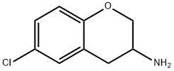 2H-1-BENZOPYRAN-3-AMINE,6-CHLORO-3,4-DIHYDRO- Structure
