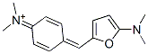 Methanaminium,  N-[4-[[5-(dimethylamino)-2-furanyl]methylene]-2,5-cyclohexadien-1-ylidene]-N-methyl- 化学構造式