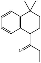 1-(1,2,3,4-tetrahydro-4,4-dimethyl-1-naphthyl)propan-1-one,74499-60-8,结构式