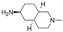 6-Isoquinolinamine,decahydro-2-methyl-,(4aalpha,6beta,8aalpha)-(9CI) 结构式