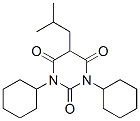 1,3-Dicyclohexyl-5-isobutylbarbituric acid Structure
