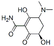 1-Cyclohexene-1-carboxamide, 3-(dimethylamino)-2,5-dihydroxy-6-oxo-, (5R)- (9CI) 结构式