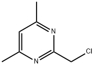 2-(クロロメチル)-4,6-ジメチルピリミジン 化学構造式