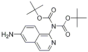 tert-butyl N-(6-aMinoisoquinolin-1-yl)-N-[(tert-
butoxy)carbonyl]carbaMate 结构式
