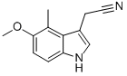 1H-Indole-3-acetonitrile,5-methoxy-4-methyl-|