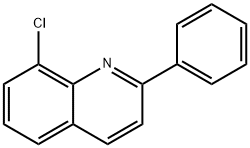 2-苯基-8-氯喹啉 结构式