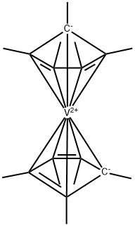 BIS(PENTAMETHYLCYCLOPENTADIENYL)VANADIU& Structure