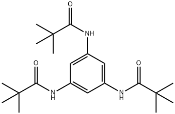 1,3,5-TRIS(2,2-DIMETHYLPROPANAMIDO)BENZENE 结构式