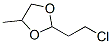 1,3-Dioxolane,  2-(2-chloroethyl)-4-methyl- 结构式