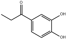 1-(3,4-ジヒドロキシフェニル)-1-プロパノン 化学構造式