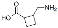 2-(aminomethyl)cyclobutanecarboxylic acid Structure