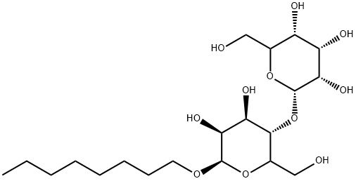 Octyl4-O-(b-D-galactopyranosyl)-b-D-glucopyranoside Struktur