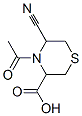 N-acetyl-3-carboxy-5-cyanotetrahydro-1,4-2H-thiazine 结构式