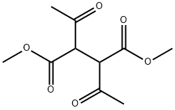 dimethyl 2,3-diacetylsuccinate  Struktur