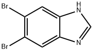 5,6-二溴苯并咪唑 结构式
