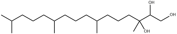 植烷三醇 (异构体混和物), 74563-64-7, 结构式