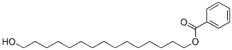 15-hydroxypentadecyl benzoate Structure