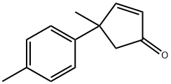 4-METHYL-4-P-TOLYLCYCLOPENT-2-ENONE Structure